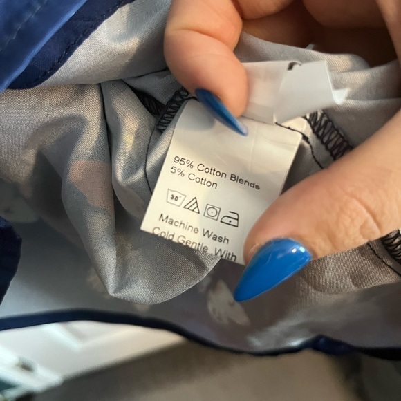 SHEIN Butterfly Print Blouse With Belt - Picture 7 of 7